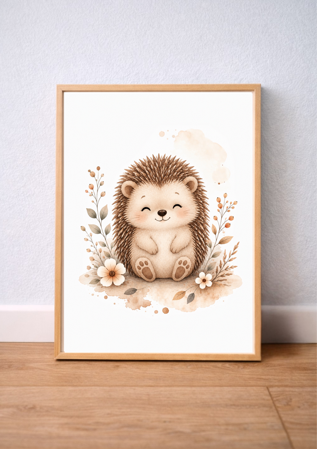 Affiches Bébé Forêt – Ourson, Hérisson et Chouette | Les Petits Veilleurs