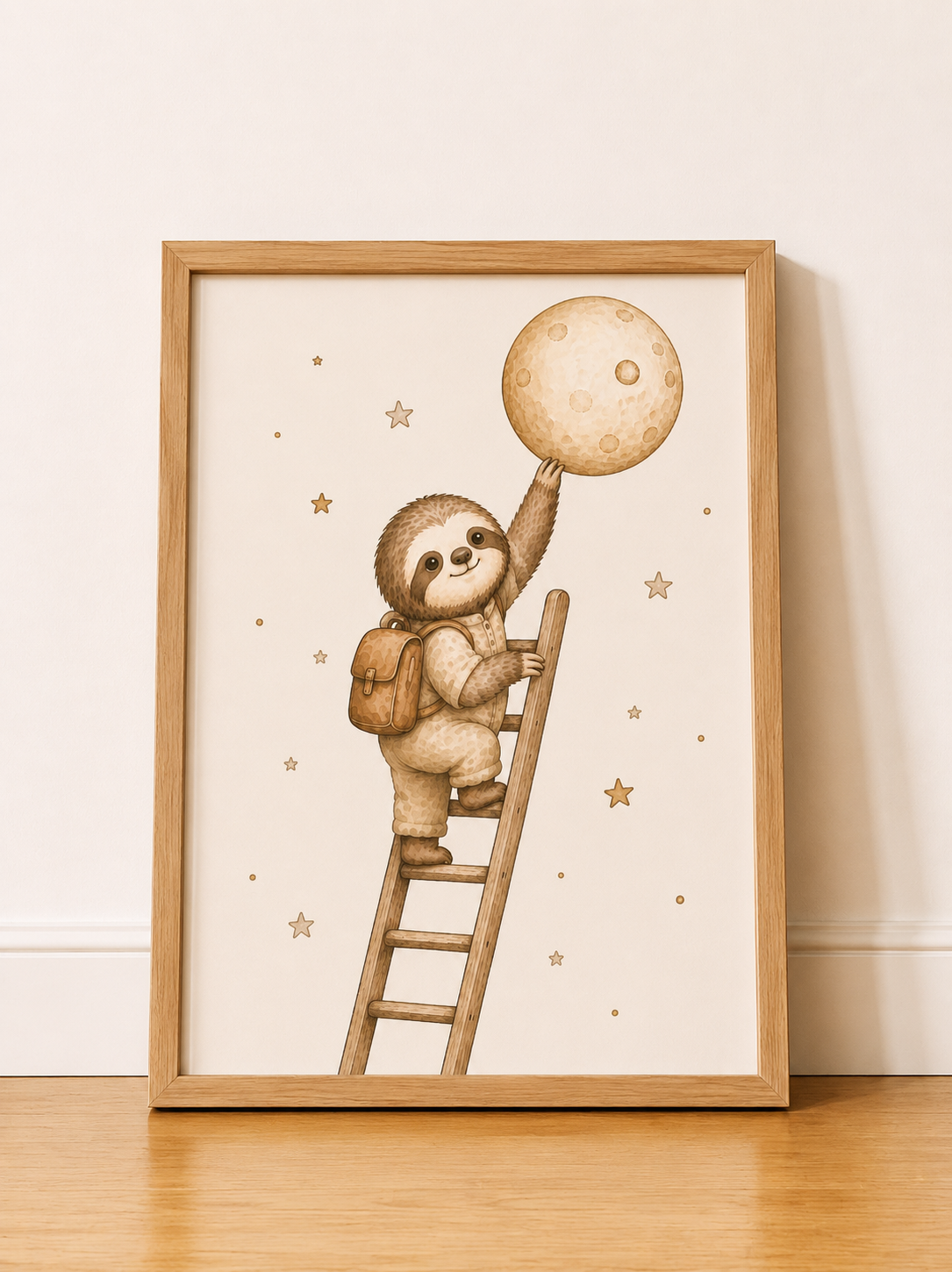 Collection Jungle des étoiles – Affiches chambre bébé jungle et espace