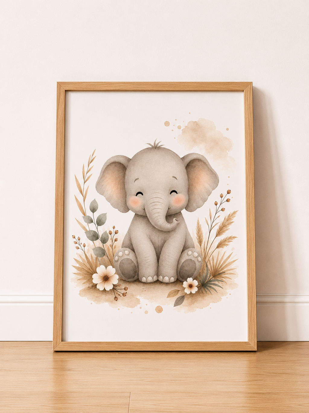 Trésors de la Jungle – Affiches chambre bébé animaux de la jungle