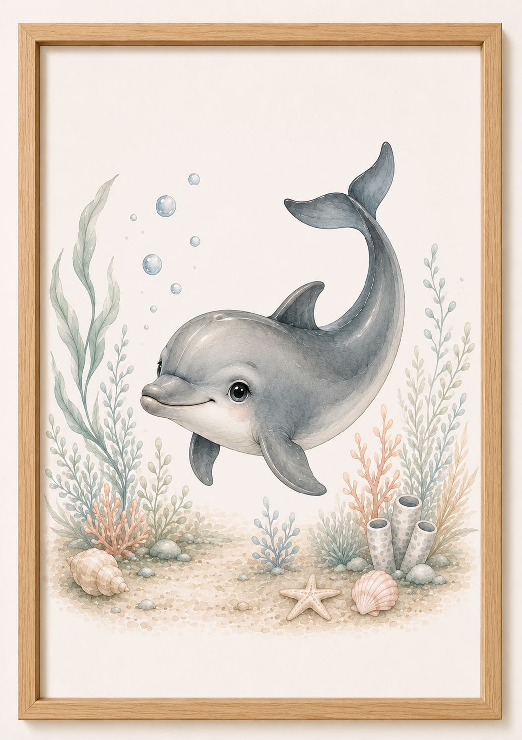 Affiches bébé animaux marins – Douceur des Flots