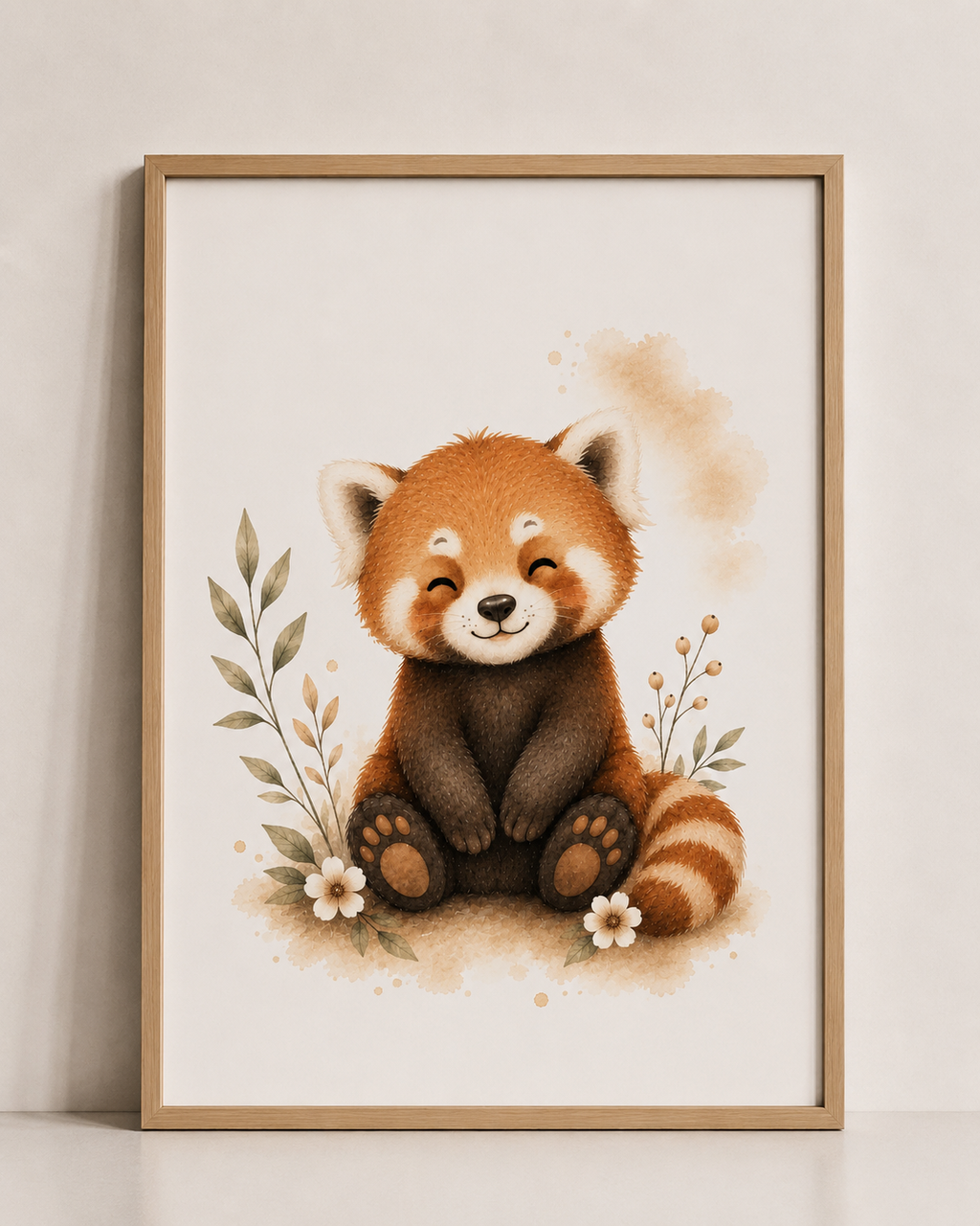 Affiches Bébé Jungle – Panda Roux, Tigre et Singe | Douceurs de la jungle
