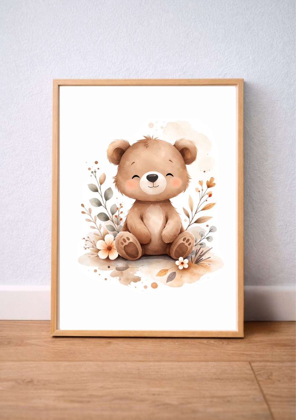 Affiches Bébé Forêt – Ourson, Hérisson et Chouette | Les Petits Veilleurs