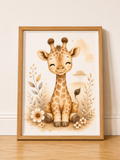 Affiche Girafe