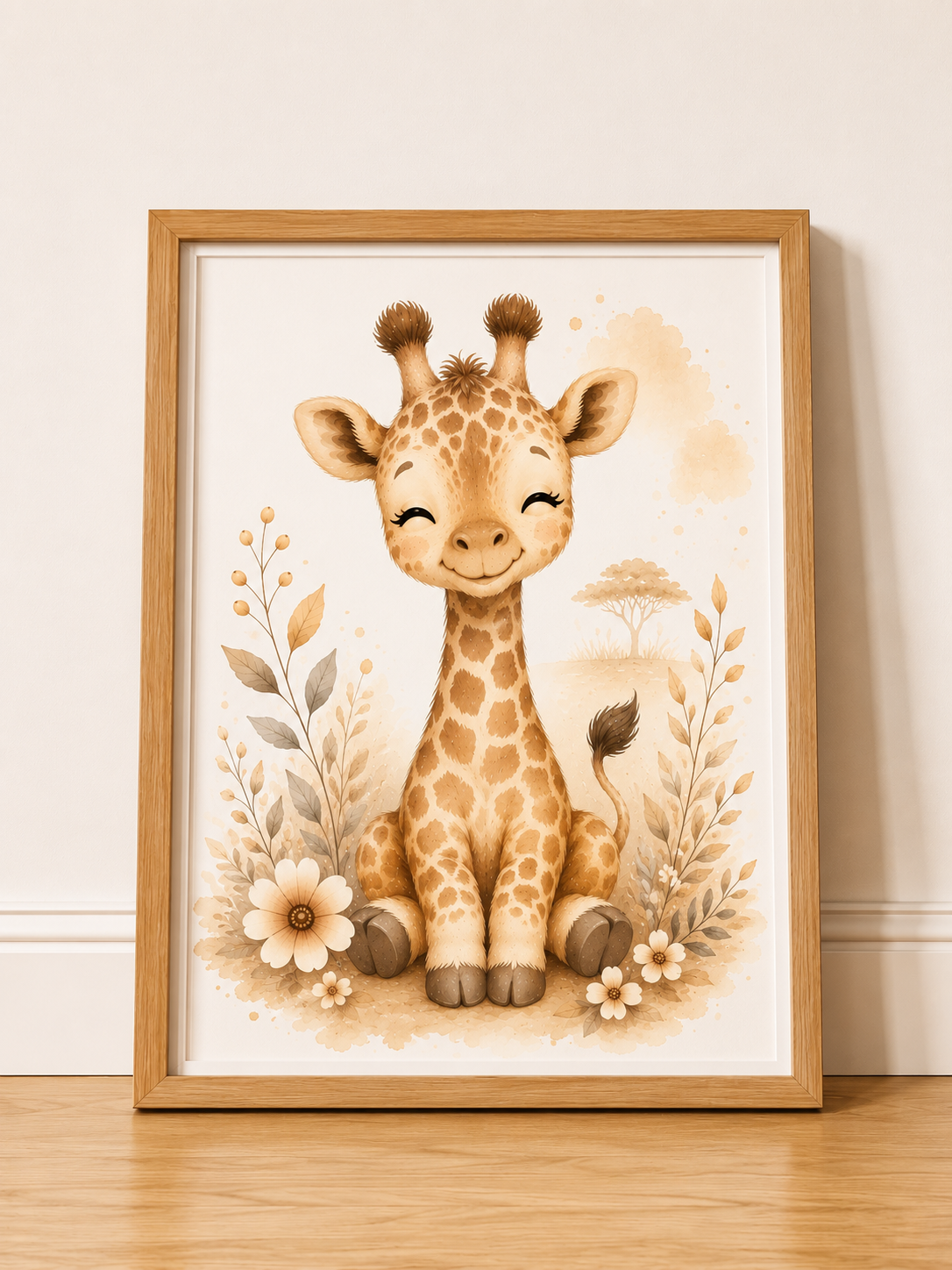 Affiche Girafe