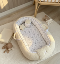 Nid pour bébé fait main – Coton moelleux | Transat pour nouveau-né pour berceau