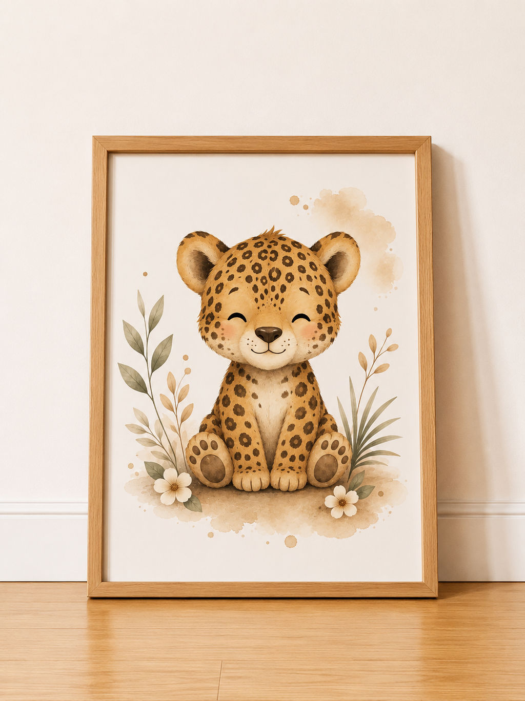 Trésors de la Jungle – Affiches chambre bébé animaux de la jungle
