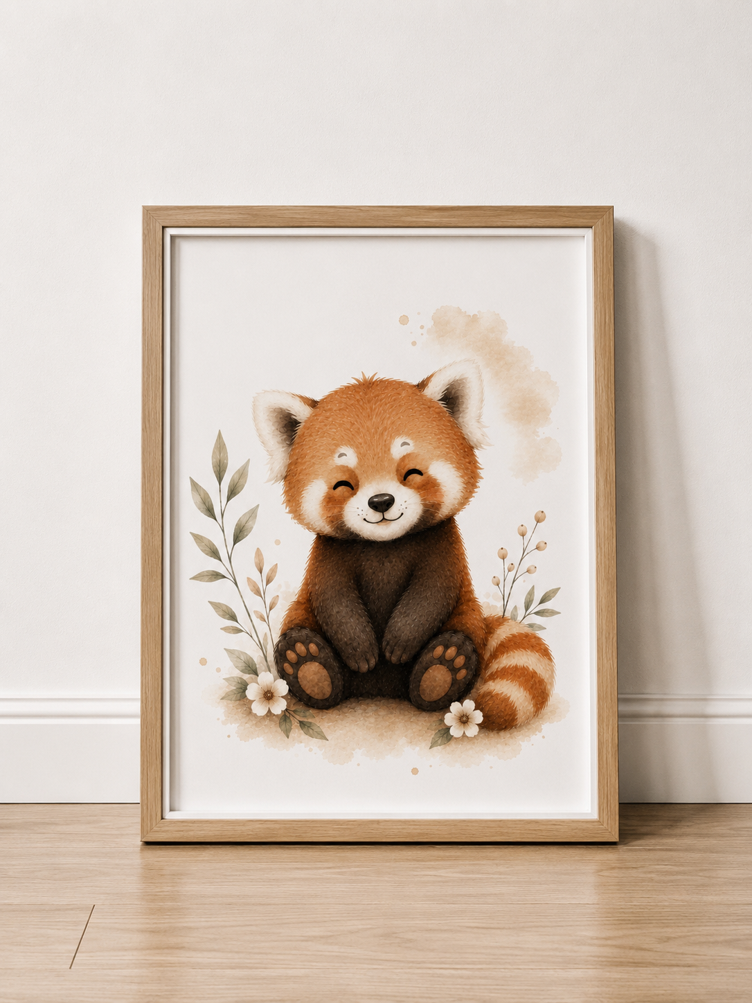 Affiche Panda Roux