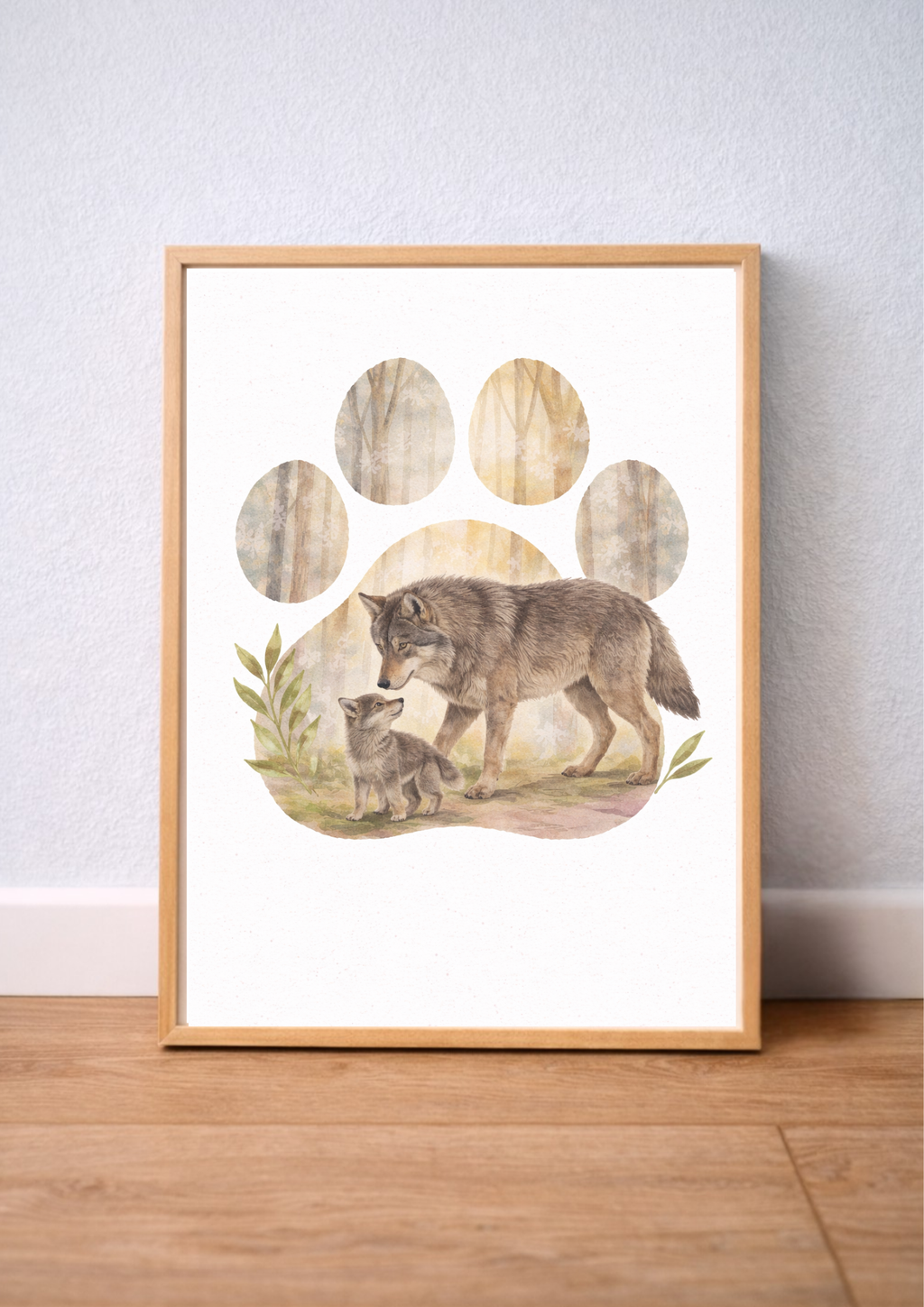 Affiches animaux forêt pour chambre bébé – Esprit de la forêt