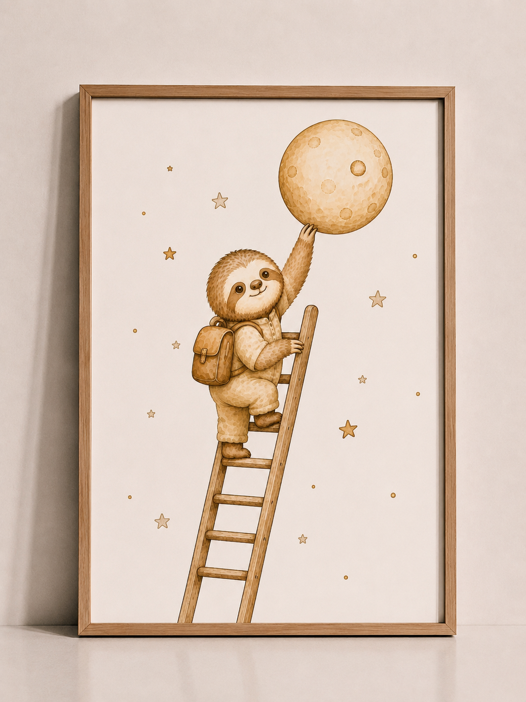 Collection Jungle des étoiles – Affiches chambre bébé jungle et espace