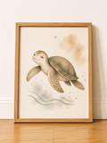 Affiche Tortue