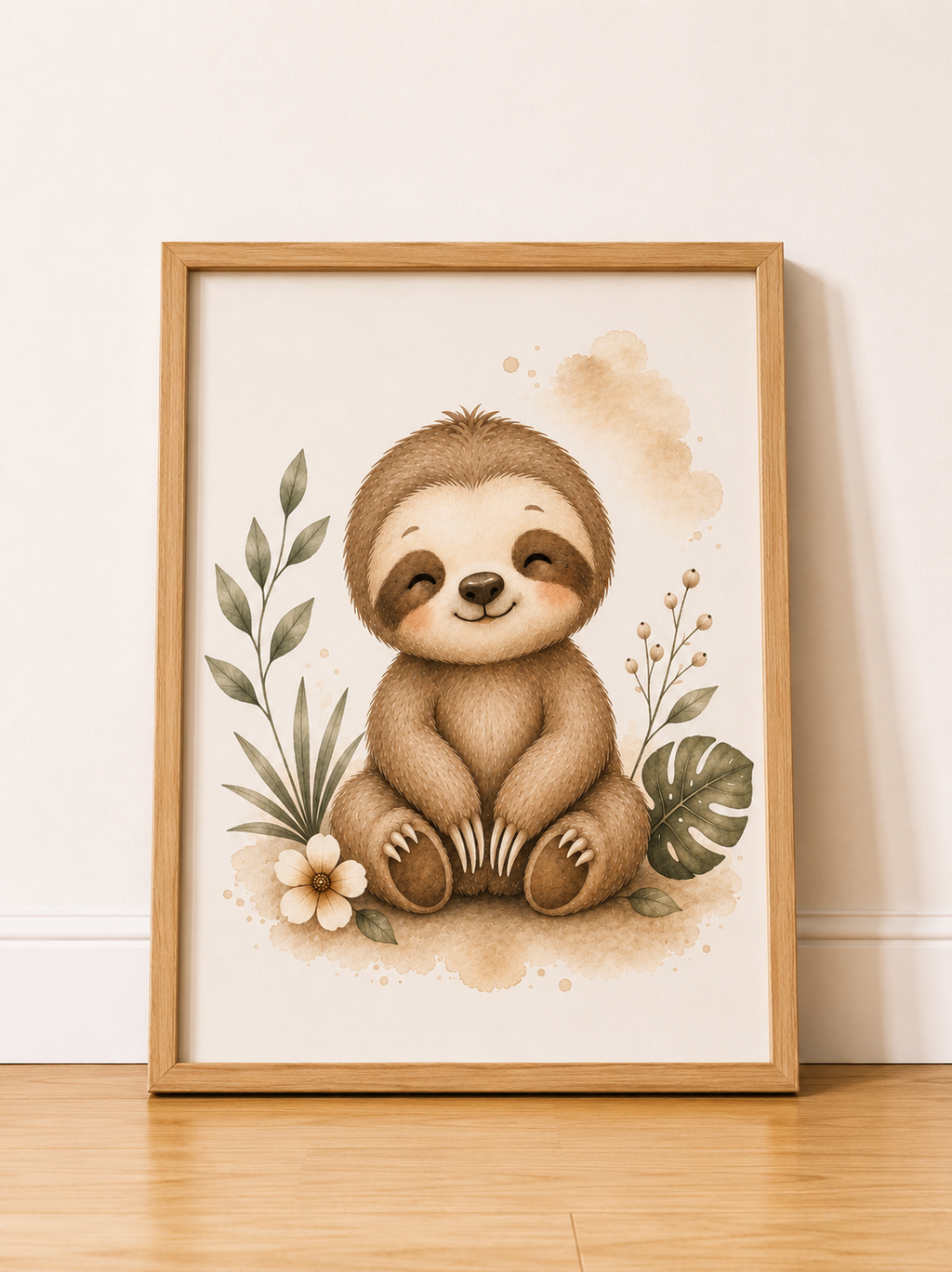 Trésors de la Jungle – Affiches chambre bébé animaux de la jungle