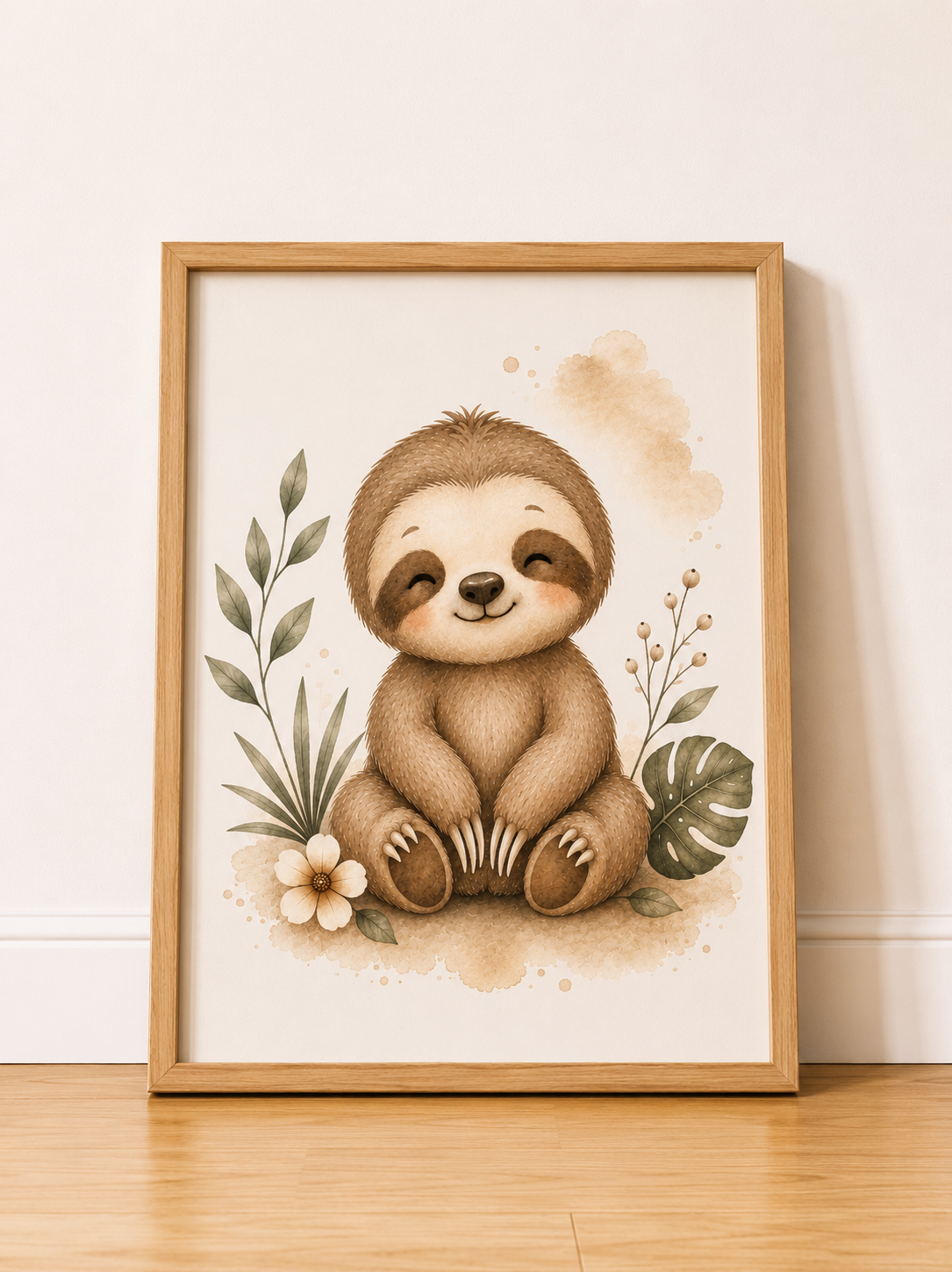Trésors de la Jungle – Affiches chambre bébé animaux de la jungle