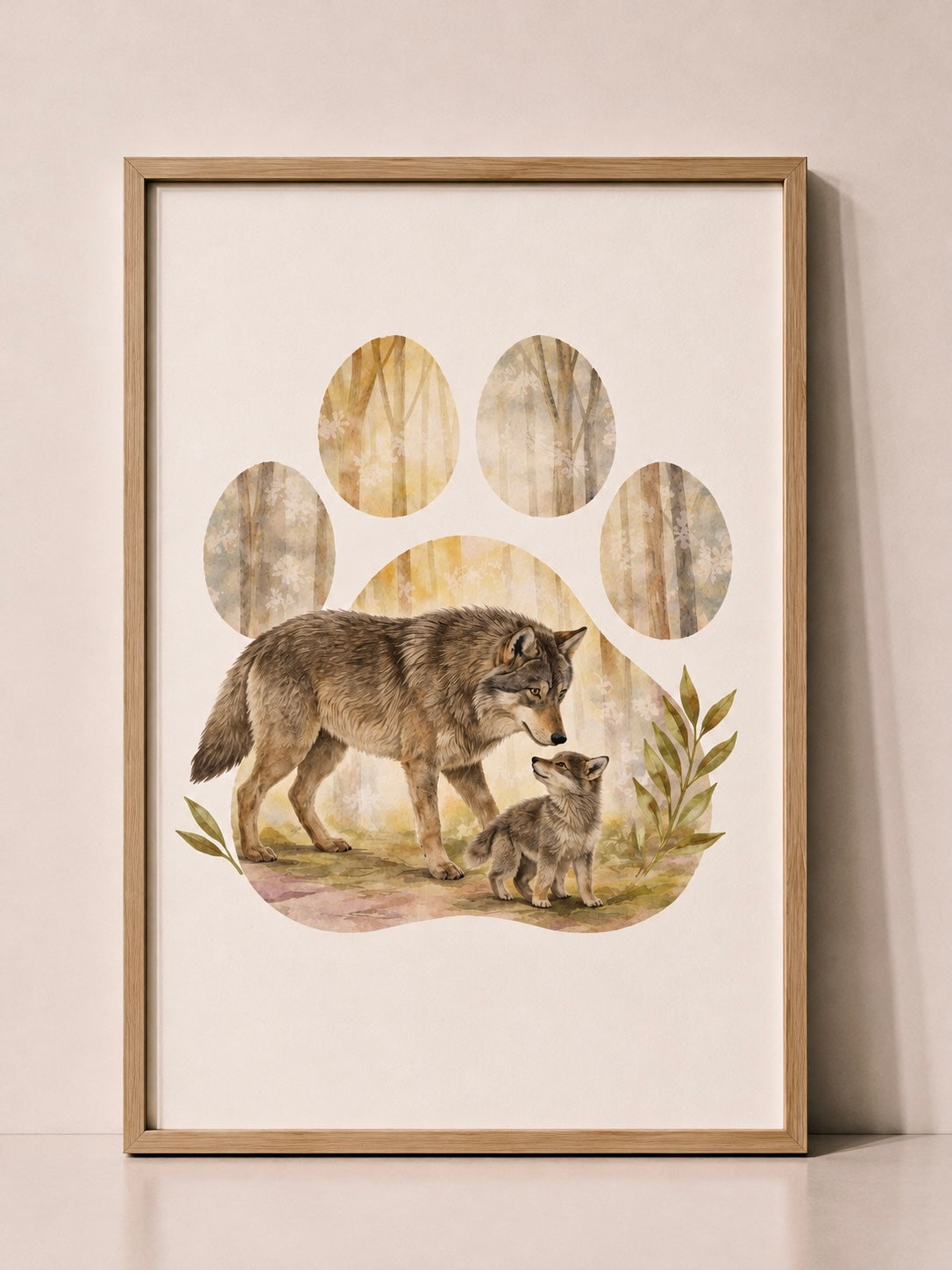 Affiches animaux forêt pour chambre bébé – Esprit de la forêt