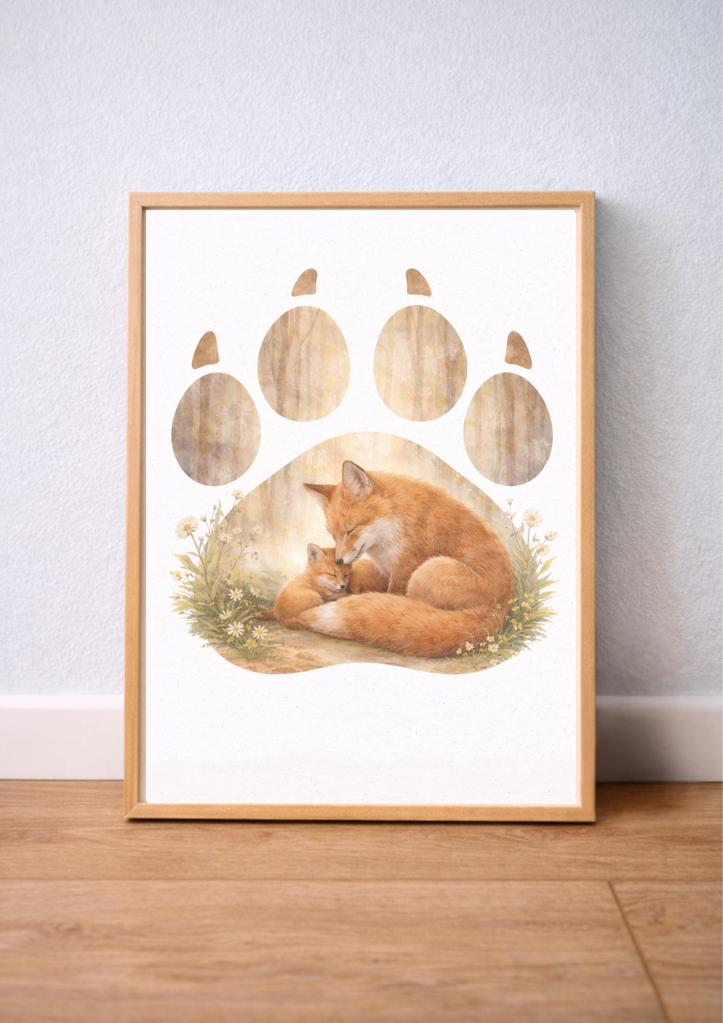 Affiches animaux forêt pour chambre bébé – Esprit de la forêt