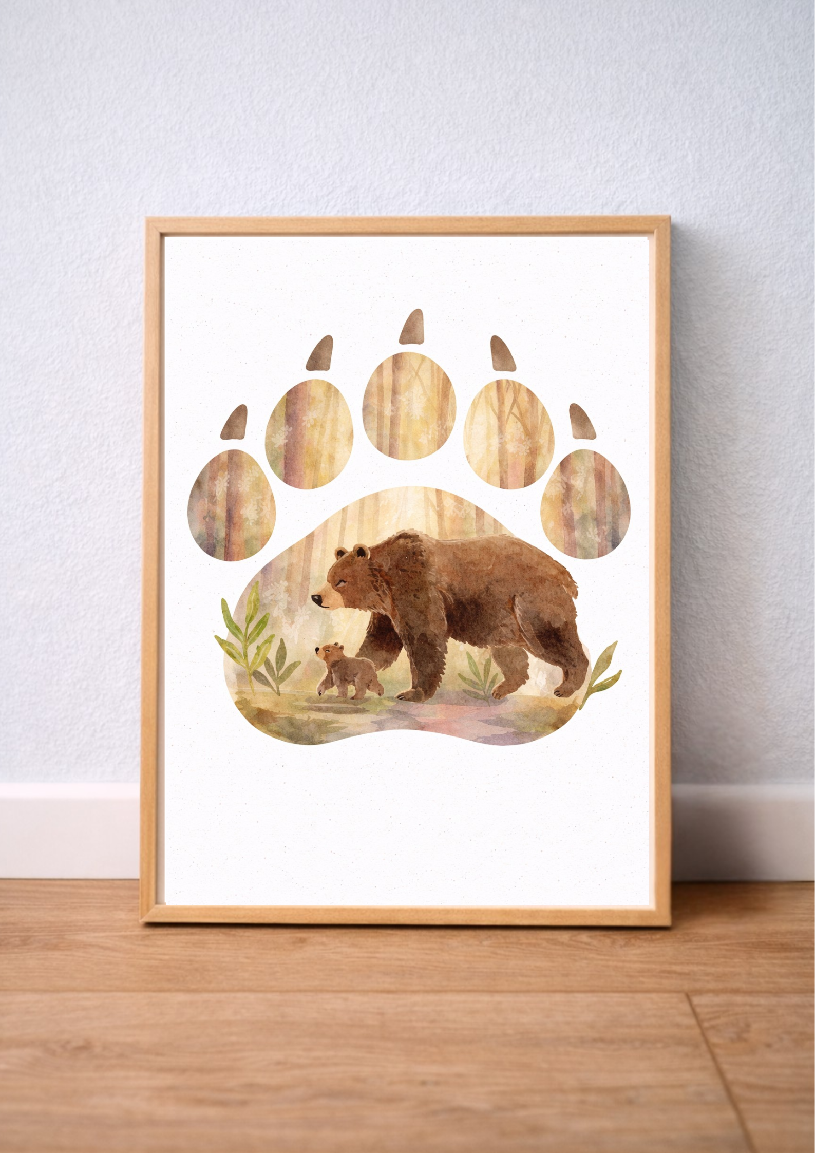 Affiches animaux forêt pour chambre bébé – Esprit de la forêt