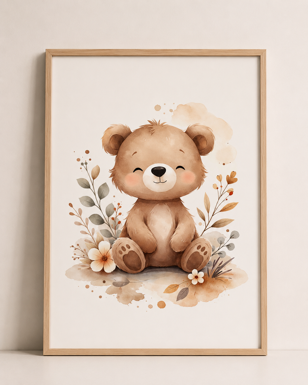 Affiches Bébé Forêt – Ourson, Hérisson et Chouette | Les Petits Veilleurs