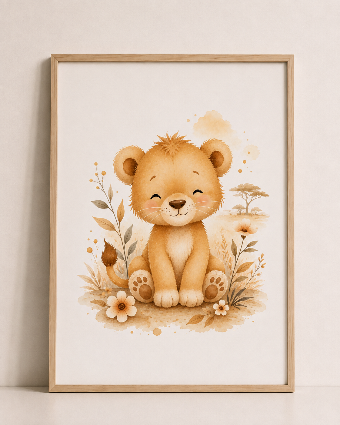 Affiche Lion