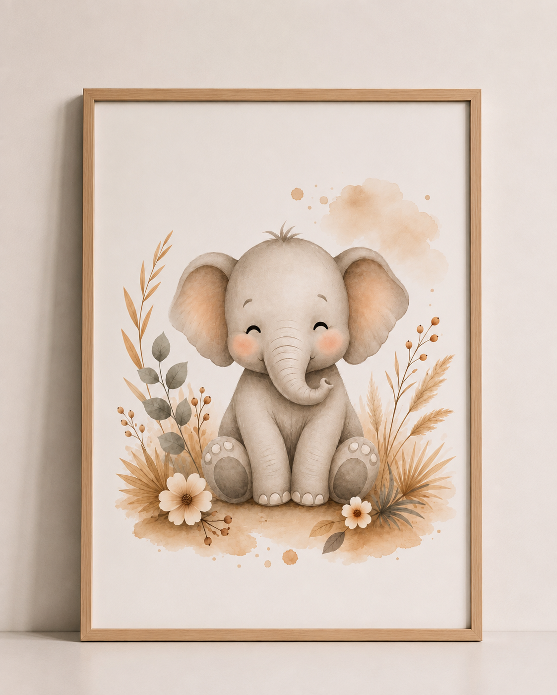 Affiche Éléphant