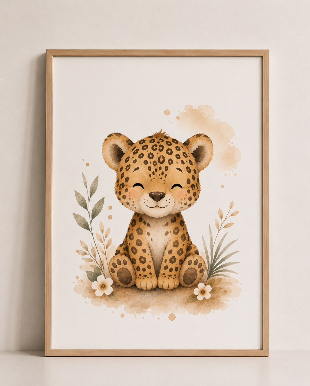 Trésors de la Jungle – Affiches chambre bébé animaux de la jungle