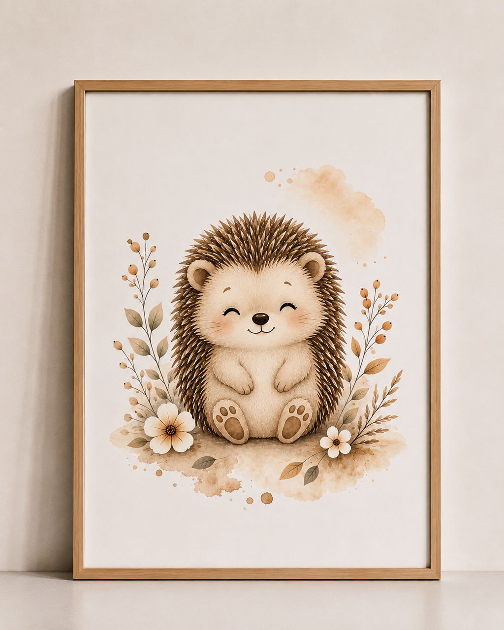 Affiches Bébé Forêt – Ourson, Hérisson et Chouette | Les Petits Veilleurs