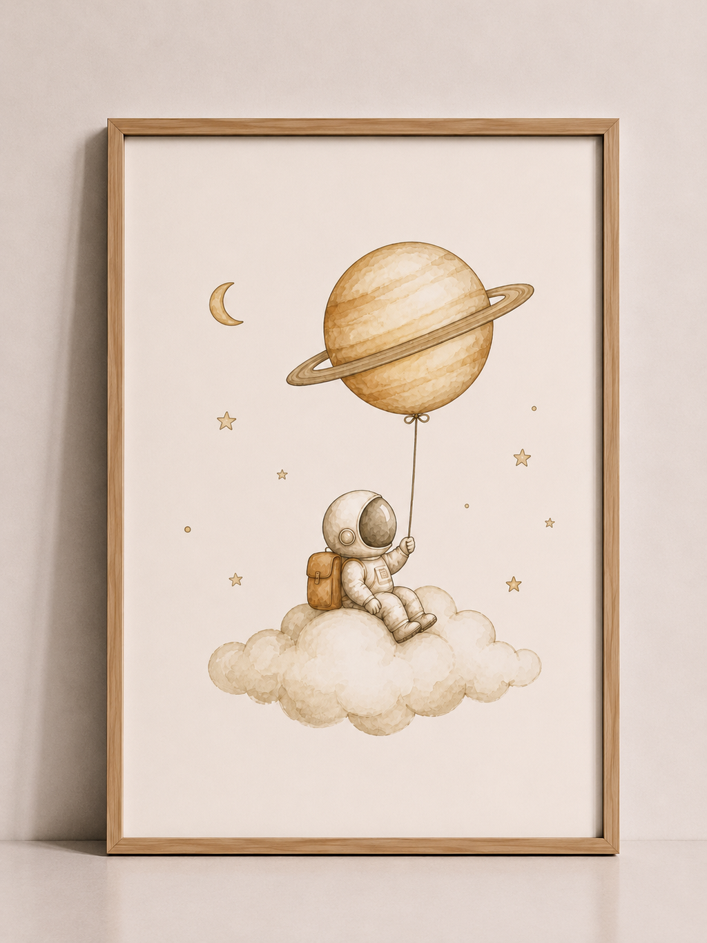 Collection d’affiches enfant – Renards astronautes & ciel étoilé