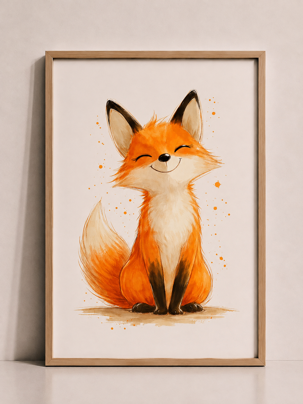 Affiches chambre enfant animaux mignons et doux