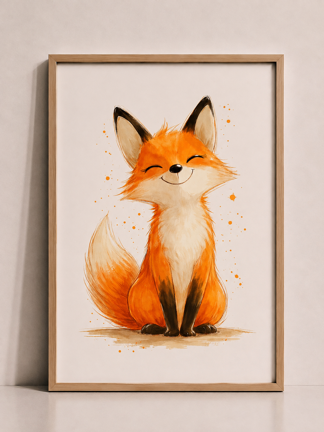 Affiches chambre enfant animaux mignons et doux