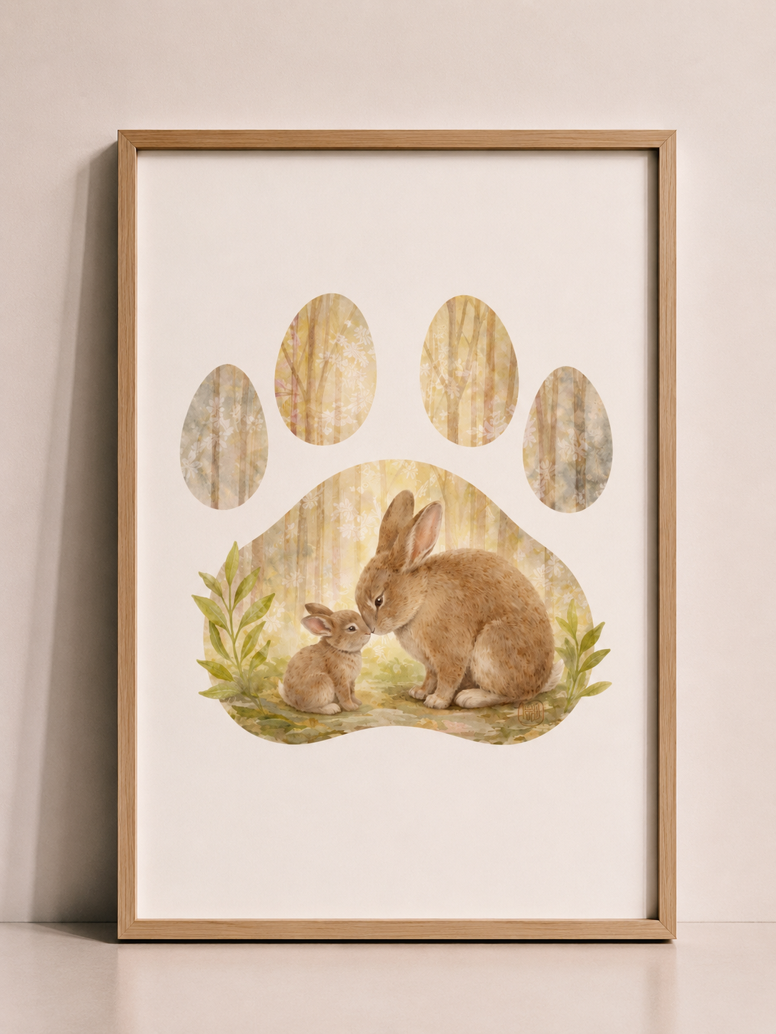 Affiches animaux forêt pour chambre bébé – Esprit de la forêt